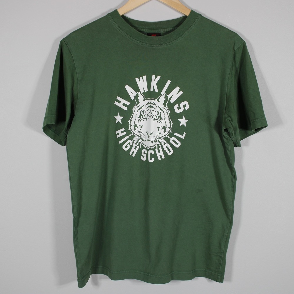 Nike Stranger Things Hawkins High School T-Shirt Green - Size M